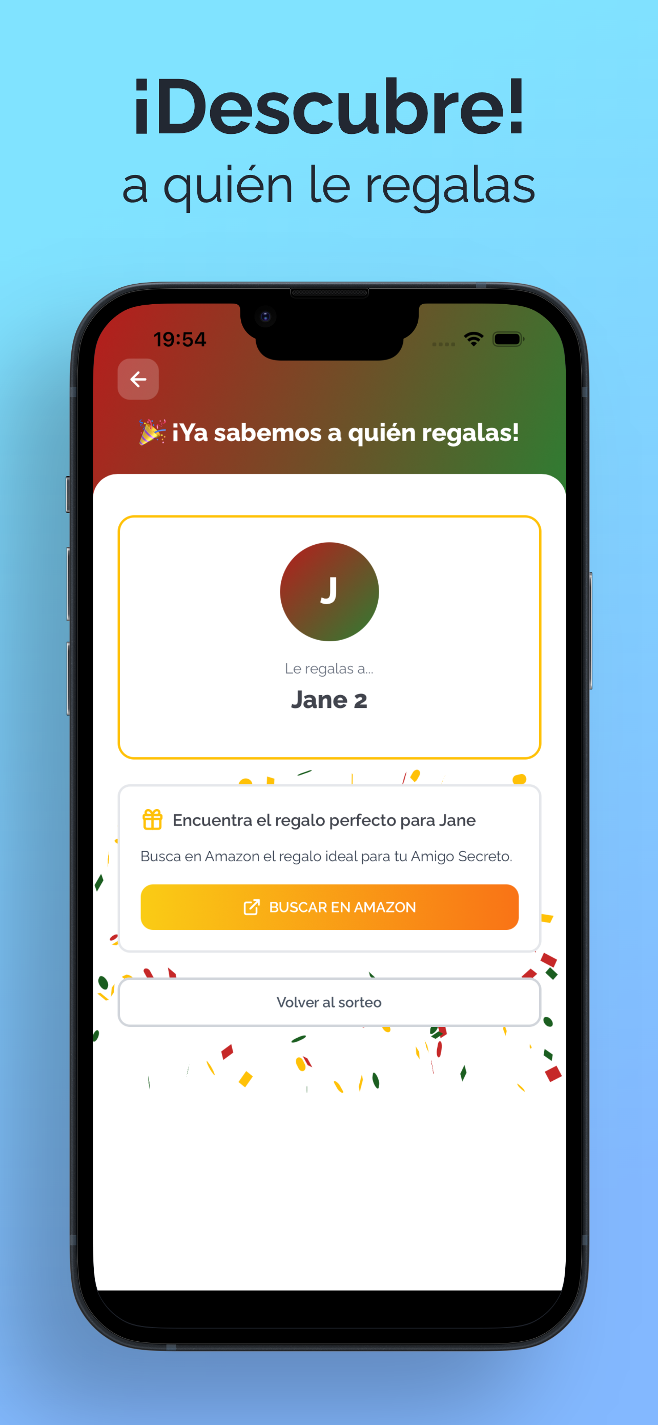 Descubre a quién regalas en la app Amigo Secreto