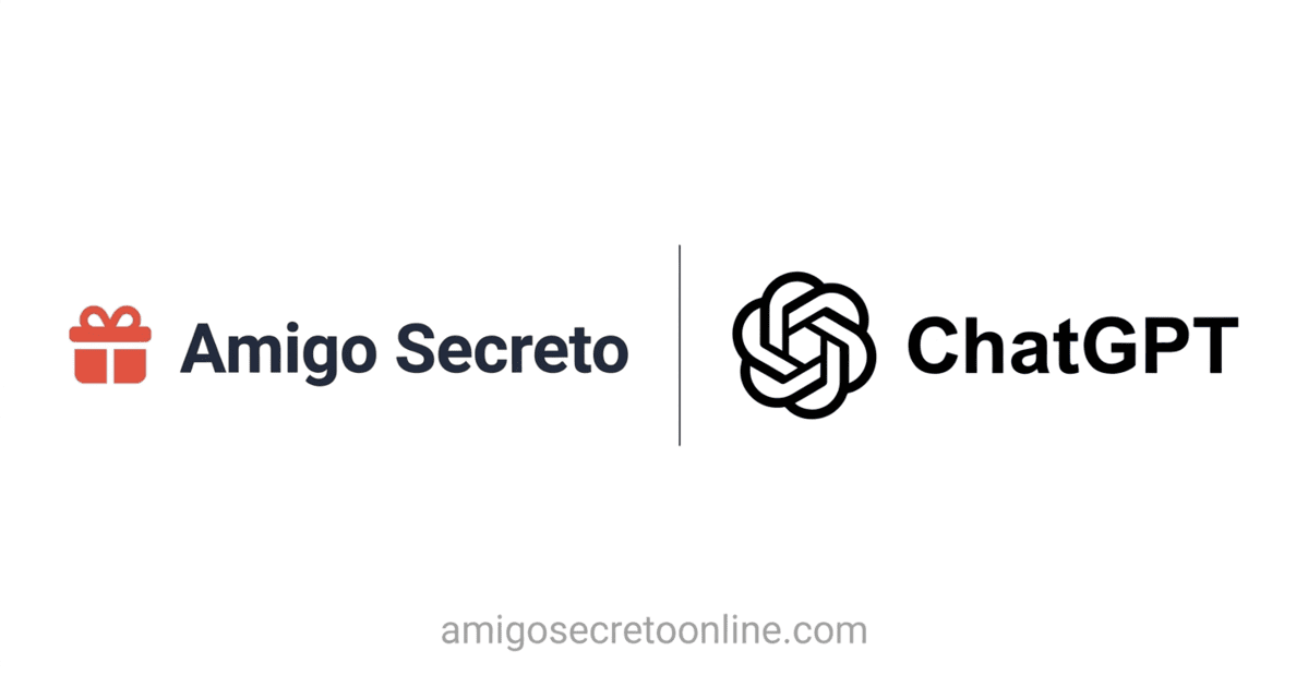 Logo de Amigo Secreto vinculado a ChatGPT para la creación automática de intercambios de regalos